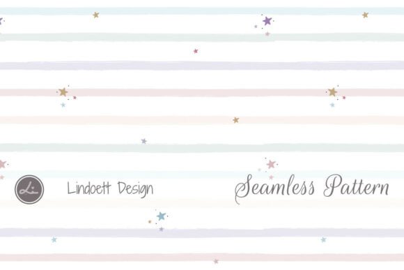 Download Hand Drawn Stripes and Cute Star Pattern - Draw Collection