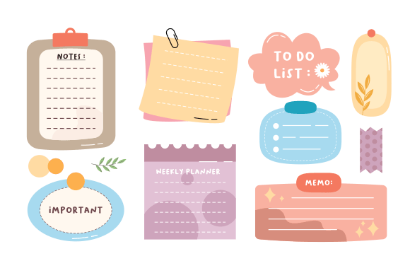 Download Cute Hand-Drawn Bullet Journal Element - Draw Collection