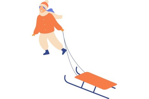 Download Happy Kids Enjoying Winter and Snow, Sli - Joy Collection