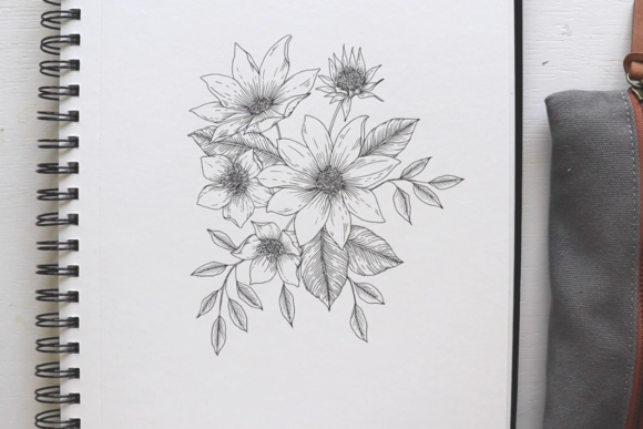 Download Floral Drawing Basics Part 2: Creating Your Floral Drawing - Draw Collection