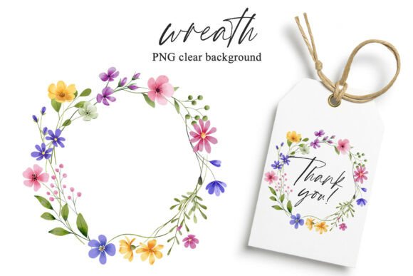 Download Wreath Wild Flowers, Frame, Hand Drawing - Draw Collection
