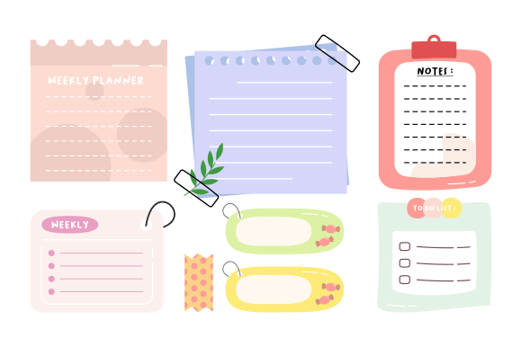 Download Cute Hand-Drawn Bullet Journal Element - Draw Collection